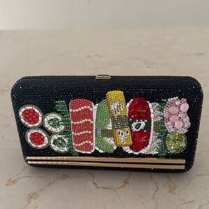 Judith Leiber Kourtney Kardashian Sushi Tray Clutch